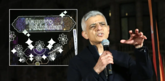 Sadiq Khan unveils Ramadan Lights in heart of London as he hails ‘symbol of diversity’