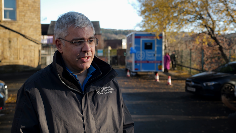 Andy Evans, who runs Dewsbury Dentaid clinic, which offers dental care to people most in need. 