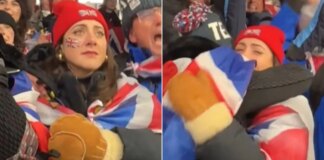 Matt Weston’s fiancee’s emotional reaction to Winter Olympics gold medal caught on camera