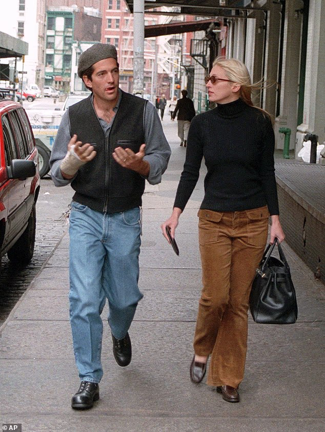 John F. Kennedy, Jr., and his wife Carolyn pictured 1997