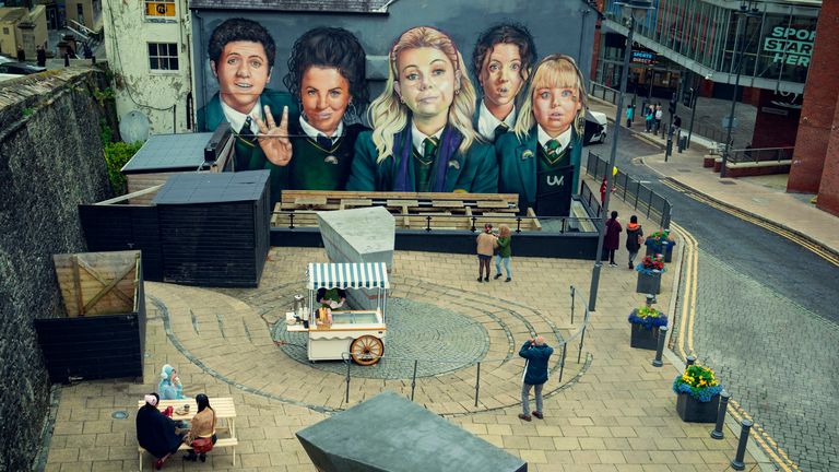 McGee's history of storytelling began long before the success of Derry Girls. Pic: Netflix 