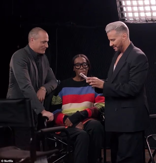 Despite Banks still having yet to visit, fellow judges Nigel Barker (left) and Jay Manuel (right) did stop by while he was hospitalized