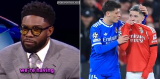 Micah Richards brands Benfica player a ‘coward’ after alleged racism incident involving Vinicius Jr