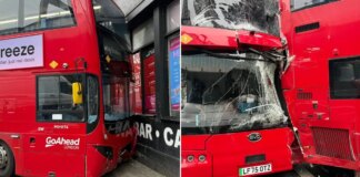Casualties reported as double-deckers smash at Southwark Playhouse