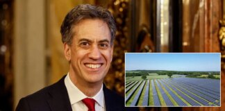 Net zero fury as 1,300-acre solar farm approved in Ed Miliband’s constituency