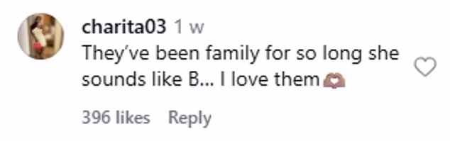 Fans shared their amusement at the clip in the comments, as they said Kelly's hilarious remark showed how close she and Beyonce are