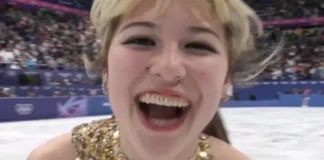 Winter Olympics star delivers X-rated message to viewers after winning gold medal