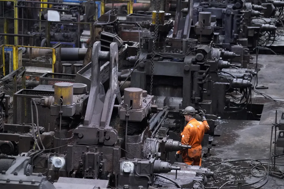 Scunthorpe British Steel plant