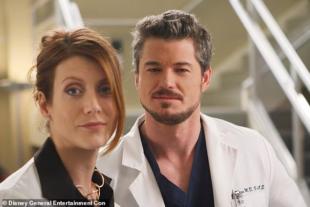Walsh shared a series of throwback photos of herself and Dane on the show along with an emotional message in the caption; the pair seen above on Grey's Anatomy