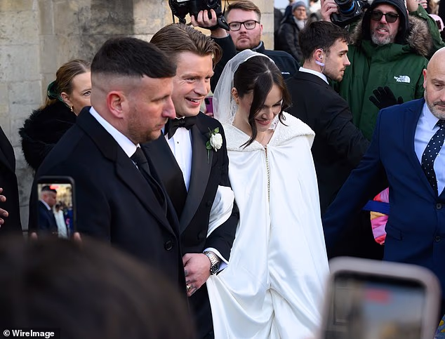 Holly Ramsay and Olympian Adam Peaty on their wedding day. Gordon's own feud with son-in-law Peaty's family is far from resolved, and is nearly as bitter as that of the Beckhams