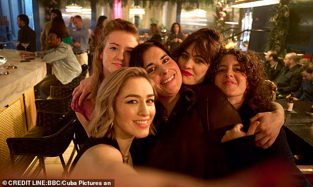 The six-part series is an adaptation from bestselling Irish author Marian Keyes' book, which follow the five Walsh sisters during various times in their lives (cast seen)