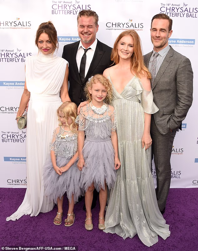 She uploaded a photo of the Van Der Beeks and Danes at the 16th Annual Chrysalis Butterfly Ball in 2017