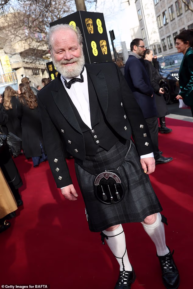Peter Mullan attends the EE BAFTA Film Awards 2026 at The Royal Festival Hall