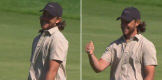 Tommy Fleetwood hits astonishing ‘slam dunk’ shot at Genesis Invitational for incredible eagle