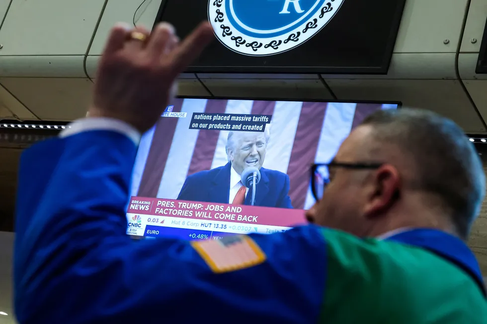 Traders react as Donald Trump rolls out tariffs