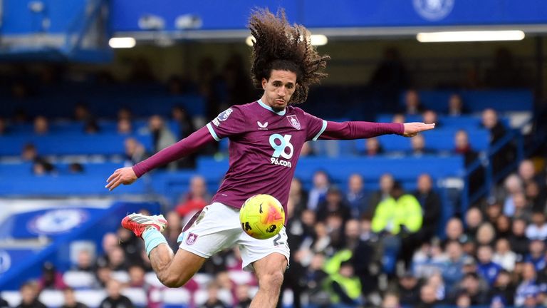 Burnley said it condemns the abuse of Hannibal Mejbri 'unreservedly'. Pic: Reuters