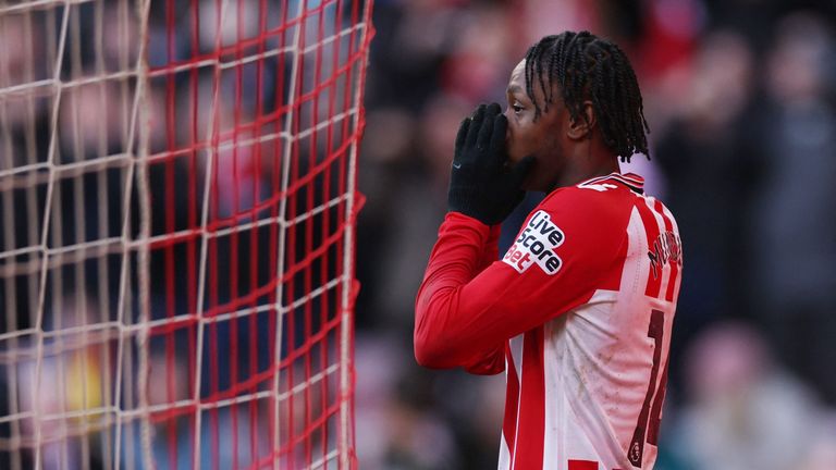 Sunderland's Romaine Mundle deleted his Instagram account. Pic: Reuters