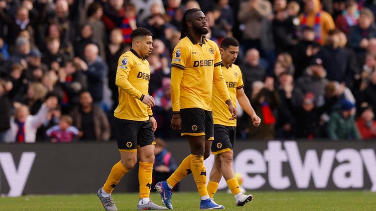 Wolves shared the accounts accused of abusing Tolu Arokodare on their website. Pic: Reuters