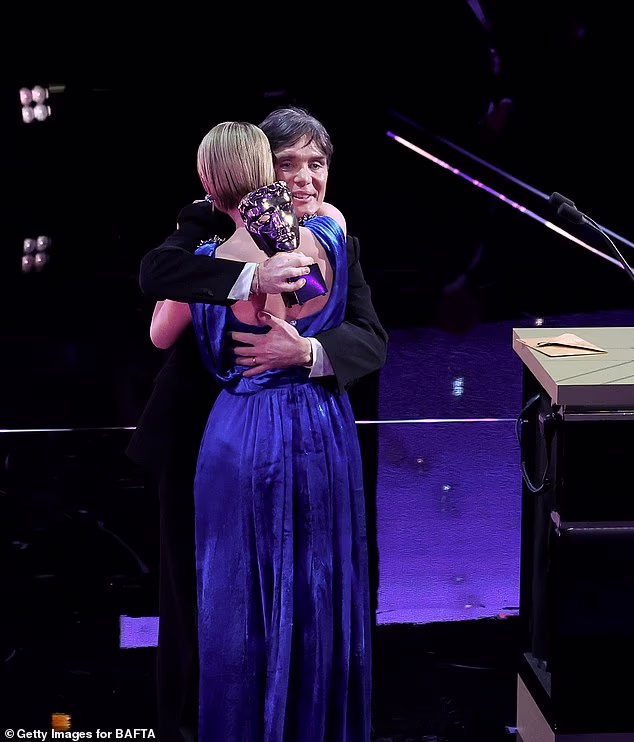 Cillian, who hails from Cork, was in attendance at the ceremony to present the Best Actress award, that poignantly went to County Kerry-born star Jessie Buckley - which also made her the first Irish performer to win the coveted prize at the BAFTAs