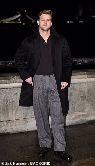 Luke Thompson and Leo Woodall were also dressed in the designer