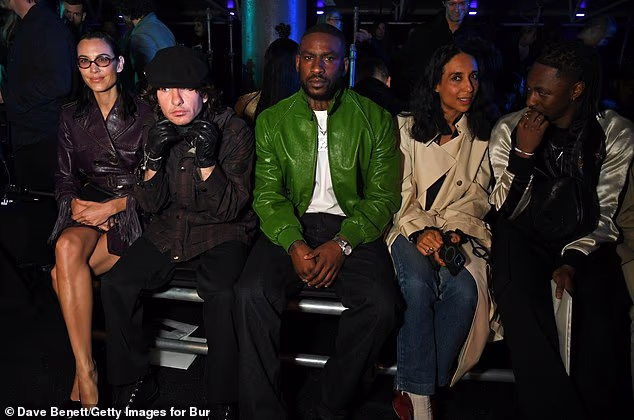 (L to R) Alexa Chung, Barry Keoghan, Skepta, Head of Editorial Content for British Vogue Chioma Nnadi and Eberechi Eze