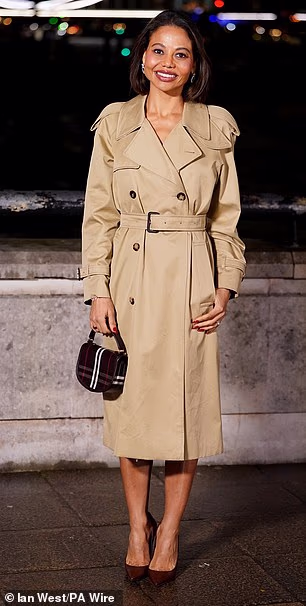 Emma Weymouth rocked Burberry's signature trench coat