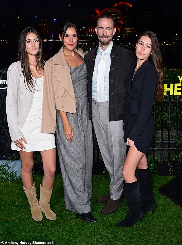 Joseph was also supported by his wife Maria Dolores Dieguez and their two daughters Eva and Isabel at the premiere