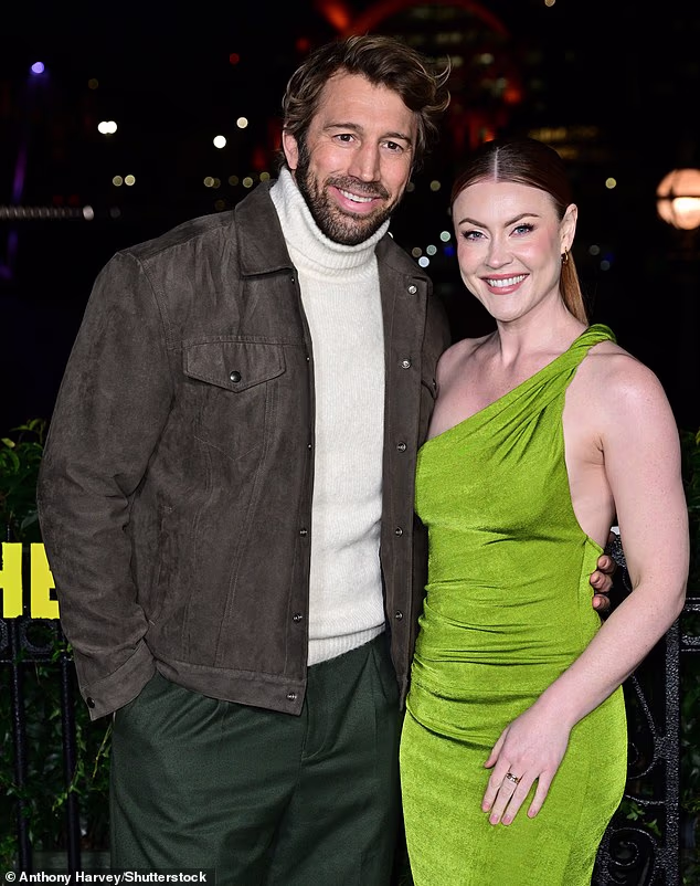 The opera star was joined by her husband Chris Robshaw at the premiere
