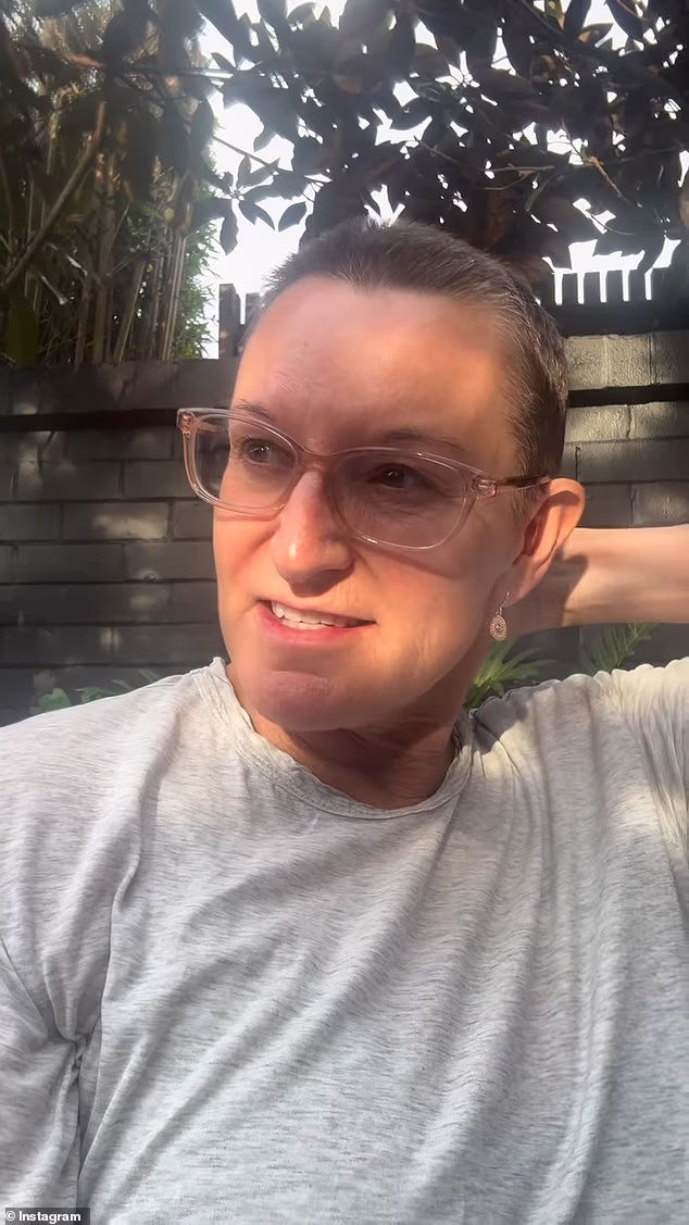 The journalist revealed her newly-shaved head as she explained she has been diagnosed with Triple-negative occult breast cancer