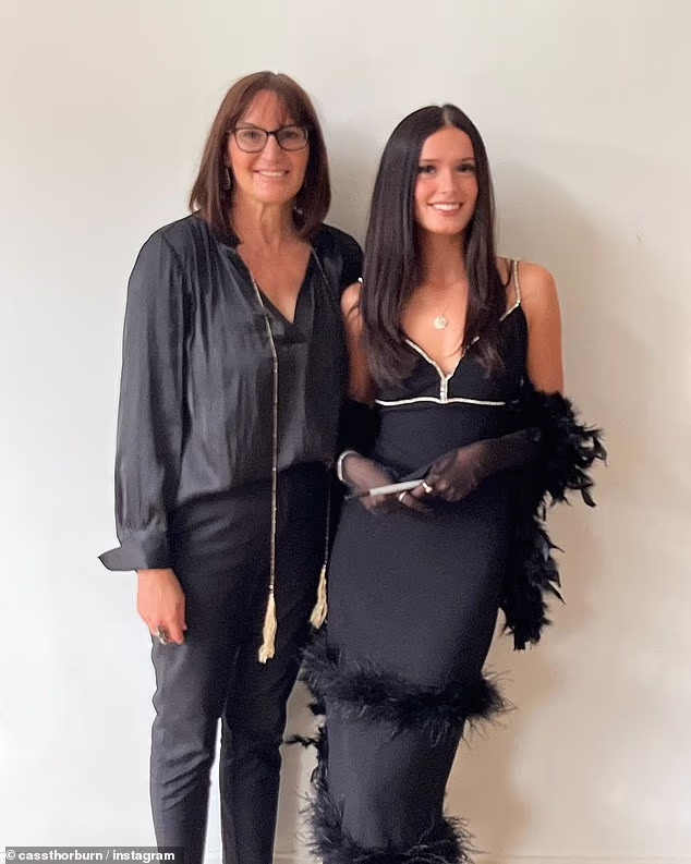 Cassandra was married to Today host Karl for 21 years before their acrimonious split in 2016. The couple share three children: Jackson, 25, Ava, 19, and River, 18. (Cassandra is pictured with Ava)