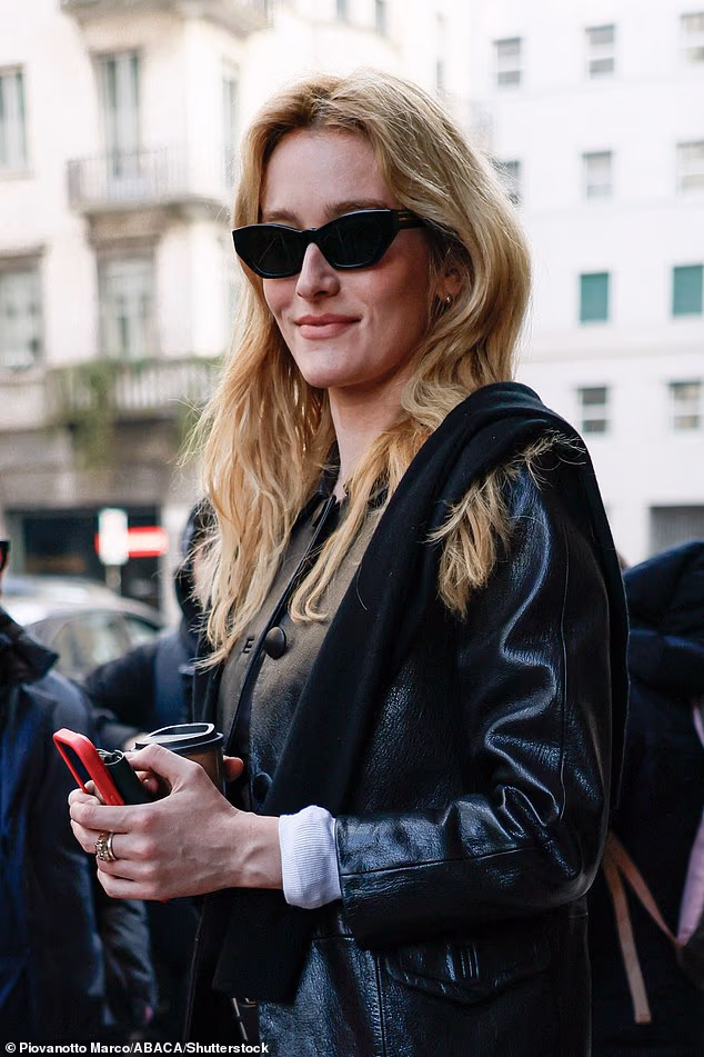 Sarah Pidgeon was also spotted outside her hotel during Fashion Week