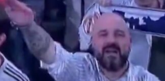 Real Madrid fan kicked out of Champions League match after appearing to perform a Nazi salute