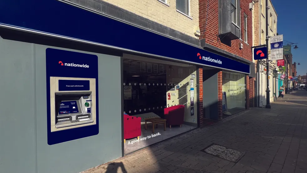 Nationwide Building Society branch after rebrand