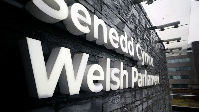 The Senedd in Cardiff

