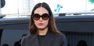 Winter Olympics hero Eileen Gu who was branded ‘traitor’ after switching allegiance from US poses alongside WNBA star