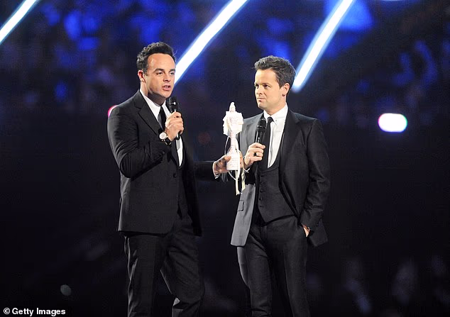 The presenting duo have hosted the ceremony three times - 2001, 2015, and 2016 - but they have now said they have no desire to do so again (Pictured in 2015)