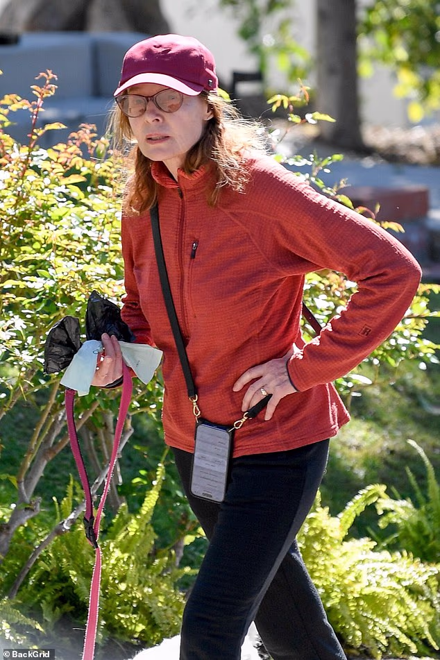 An actress who played an iconic snobby saleswoman in Pretty Woman was spotted out in Los Angeles on Sunday