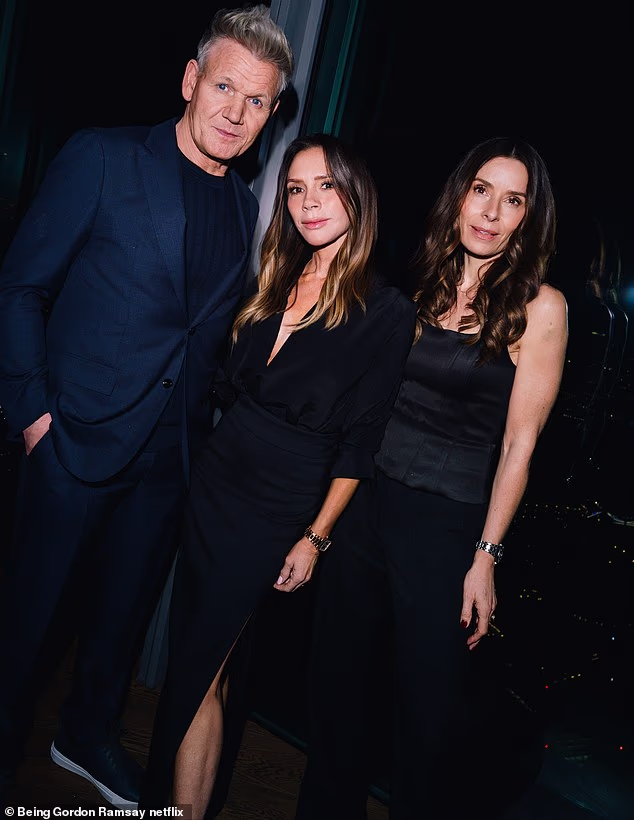 Gordon Ramsay with Victoria Beckham and his wife Tana Ramsay. The families have been close for more than 20 years, having first connected when David Beckham hired Ramsay for his 2006 World Cup party