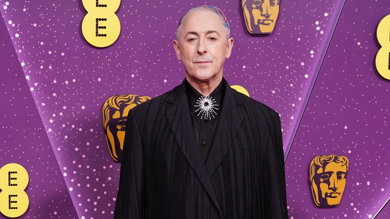 BAFTAs host Alan Cumming apologised for the language during the show. Pic: Ian West/ PA