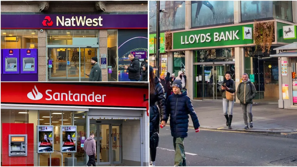 Lloyds Bank, NatWest and Santander