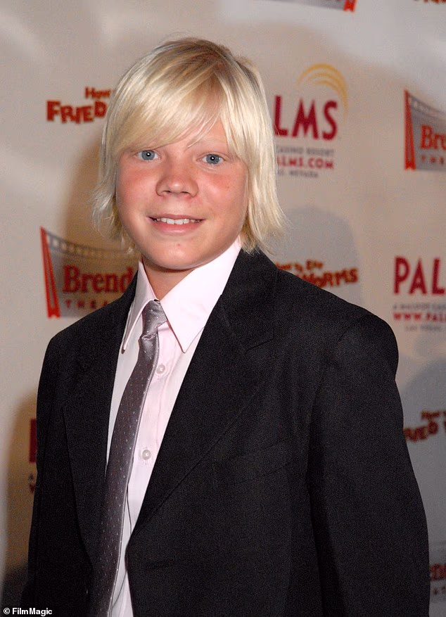 Blake Garrett, the former child star who appeared in How To Eat Fried Worms, has died at 33. His mother told TMZ that his cause of death was still unknown, but he had been suffering debilitating medical issues shortly before his death; pictured in 2006 in Las Vegas, Nevada