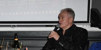 Bobby Davro recalls ‘crying all the way’ to standup gigs before breaking down again once he got off stage as he opens up about performing through grief – three years after the tragic death of fiancée Vicky Wright