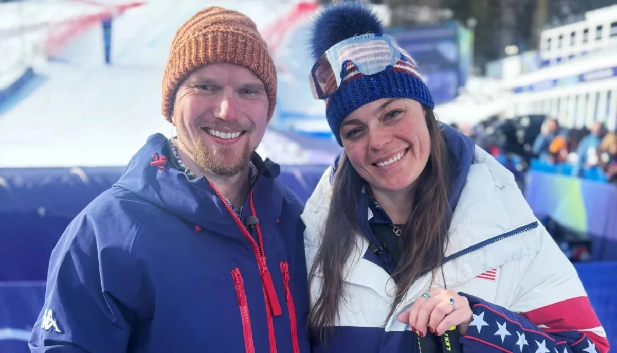 Breezy Johnson engaged at Olympics after emotional finish line proposal