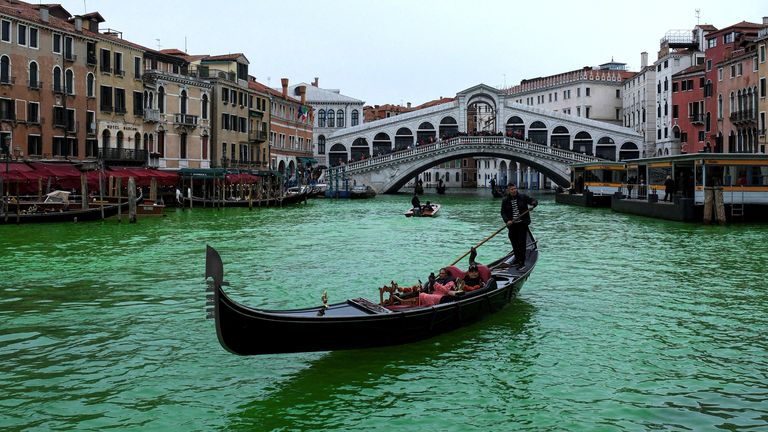 Venice's Rialto Bridge. Pic: Reuters