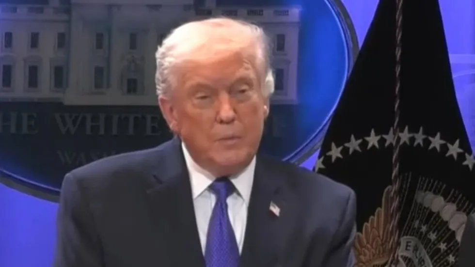 Donald Trump reacting to Supreme Court tariff decison
