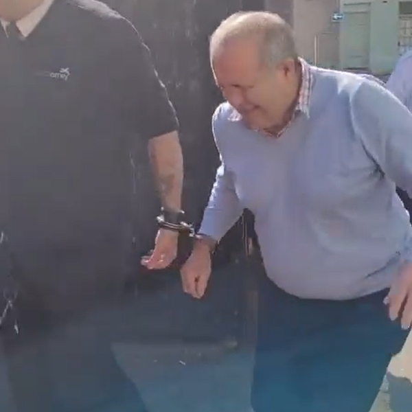 David Campbell arriving at one of his court hearings. Pic: Gordon Currie