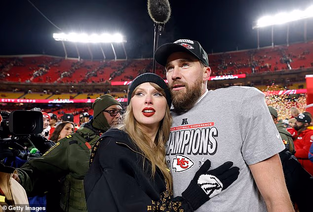 Graham Norton has sent fans into a frenzy after he said Taylor Swift and Travis Kelce (pictured together) have set a date for their wedding