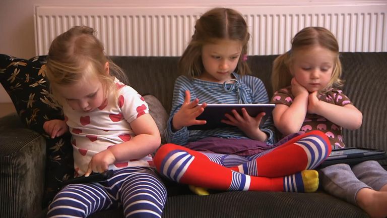 More than 10 years ago, Tom Clarke's children didn't have their own devices...