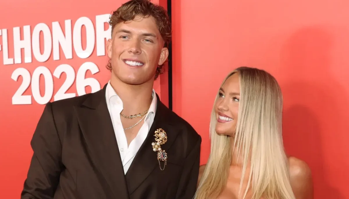 Jaxson Dart and girlfriend Marissa Ayers go public at 2026 NFL Honors