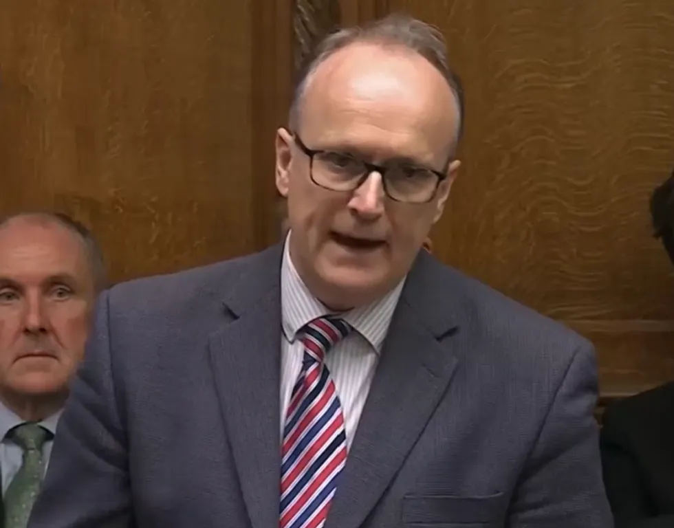 Dr Neil Hudson addressed the Prime Minister during PMQs